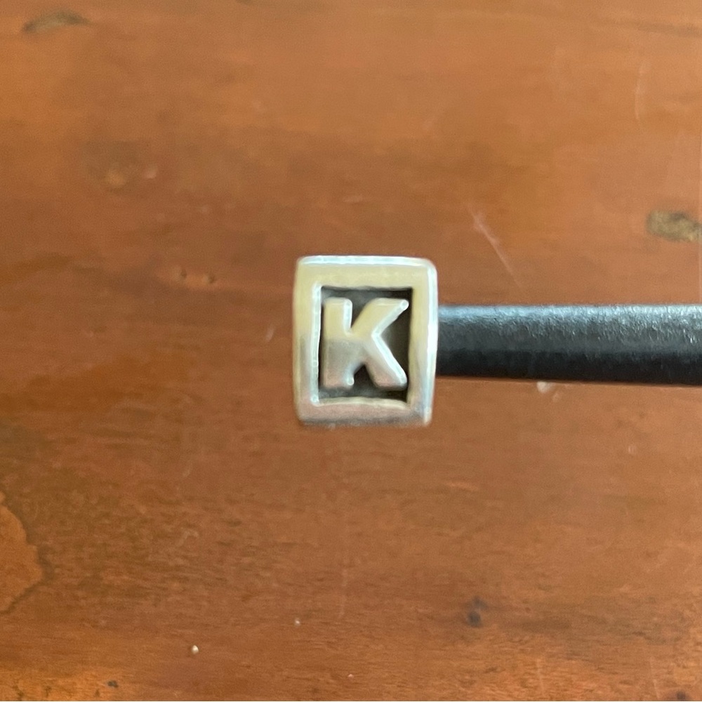 Pandora Retired Letter K Charm